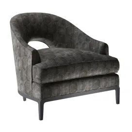 Baker carnelian lounge chair c